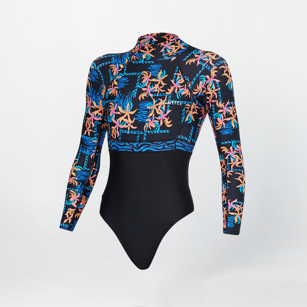 BAHIA LYCRA BACK ZIP SURF SUIT