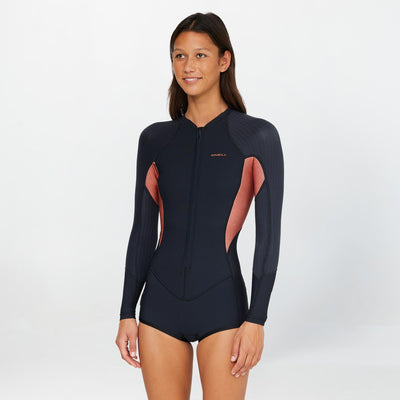 WOMENS HYPERFREAK FRONT ZIP LONG SLEEVE SPRINGSUIT