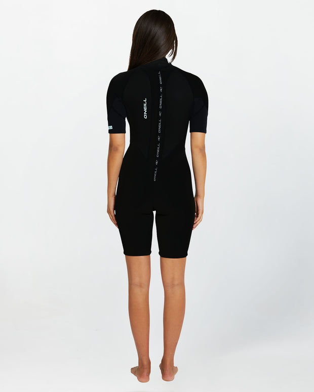 WOMENS REACTOR 2MM SHORT SLEEVE BACK ZIP SPRINGSUIT