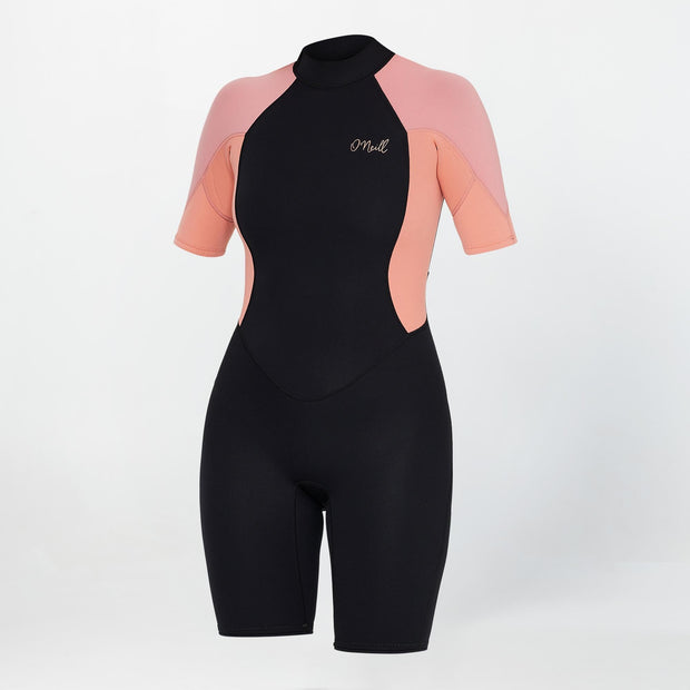 WOMENS REACTOR 2MM SHORT SLEEVE BACK ZIP SPRINGSUIT